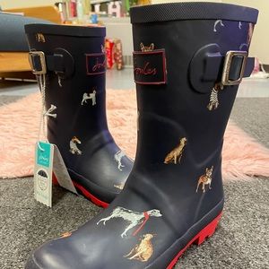 NWT Joules Women's Molly Welly Rain Boot Size 7